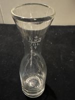 Vintage Glaskaraffe mit Eichstrich 2dl 1917