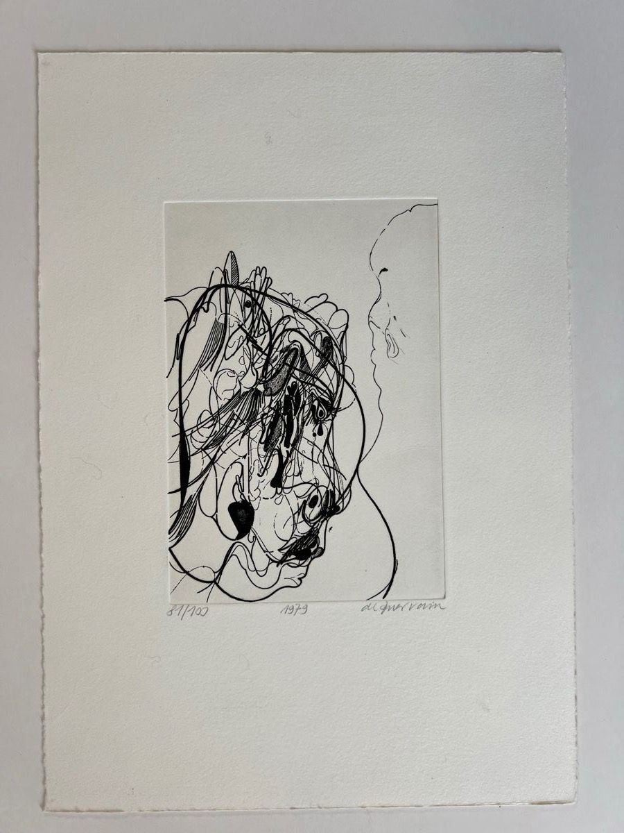 Grafica & Litografie: Daniel deQuervain, handsigniert, nummeriert – Usato da Rain venduto da Pic-Ass 1