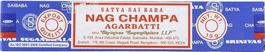 8 Packungen Satya Sai Baba Nag Champa - Die Blauen