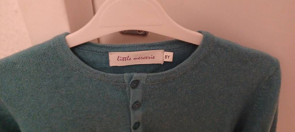 Maglioni & Felpe: Pull turquoise 8 ans Little Mercerie – Usato da GENEVE venduto da NathalieI01 3