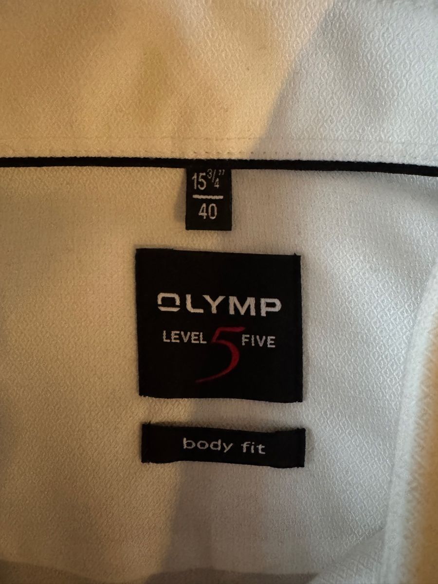 Camicie: Hemd, OLYMP, ivory, 40 – Usato da St. Gallen venduto da Cagliari2015 3