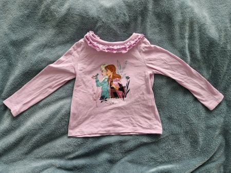 Langarm Shirt grösse 98 Elsa und Anna
