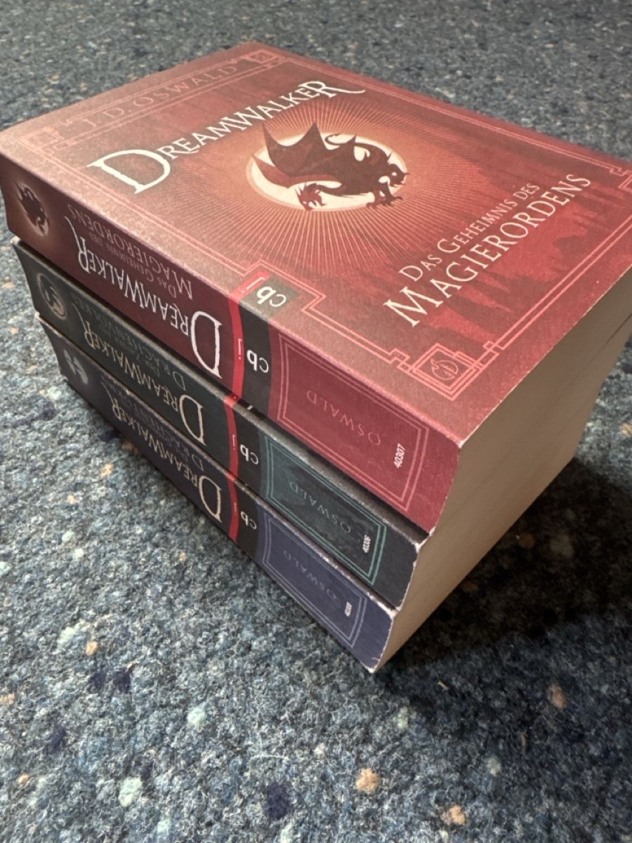 Libri: J.D. Oswald DreamWalker 3er Set – Usato da Cham venduto da matap1