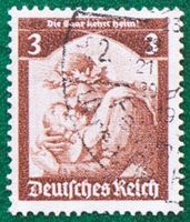 DR - Deutsche Reich Briefmarke / Francobollo Impero Germanic
