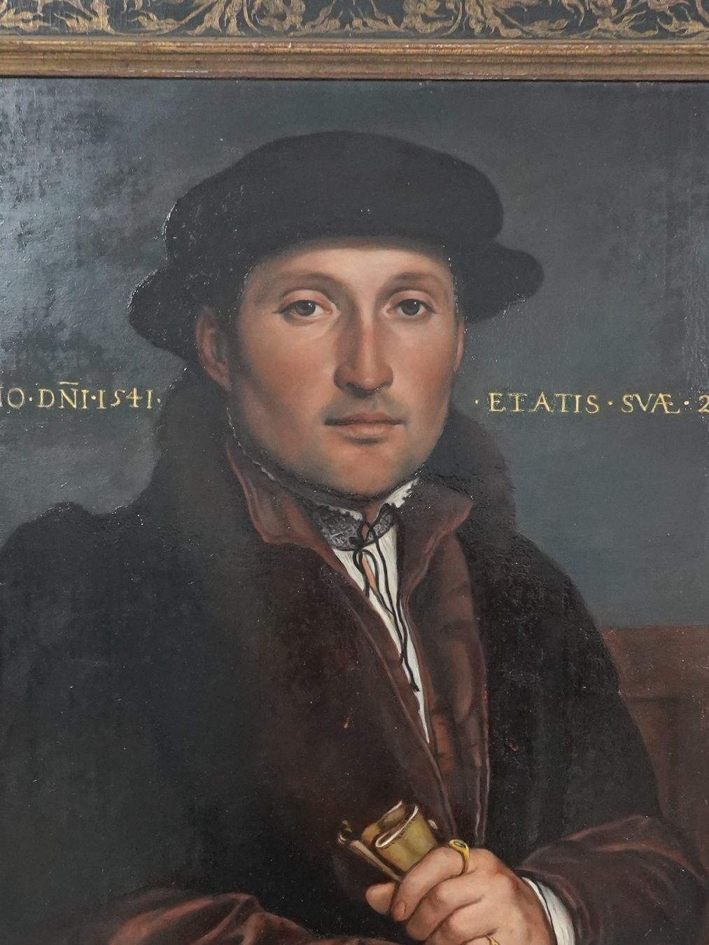 Dipinti: Kunstkopie der junge Kaufmann nach Holbein – Usato da Volketswil venduto da brockipfannenstil 3