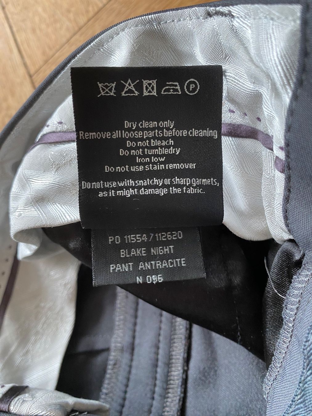Mos mosh Pantaloni: Mos Mosh Hose Gr. 32 Grau / Anthrazit – Usato da Zürich venduto da triangular 6