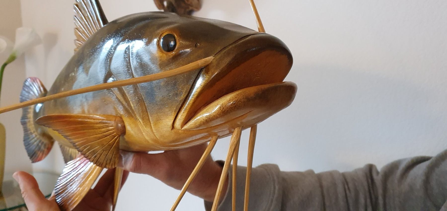 Tutte le decorazioni: Holzfisch - Handarbeit aus Brasilien – Usato da Thalwil venduto da pastler 2