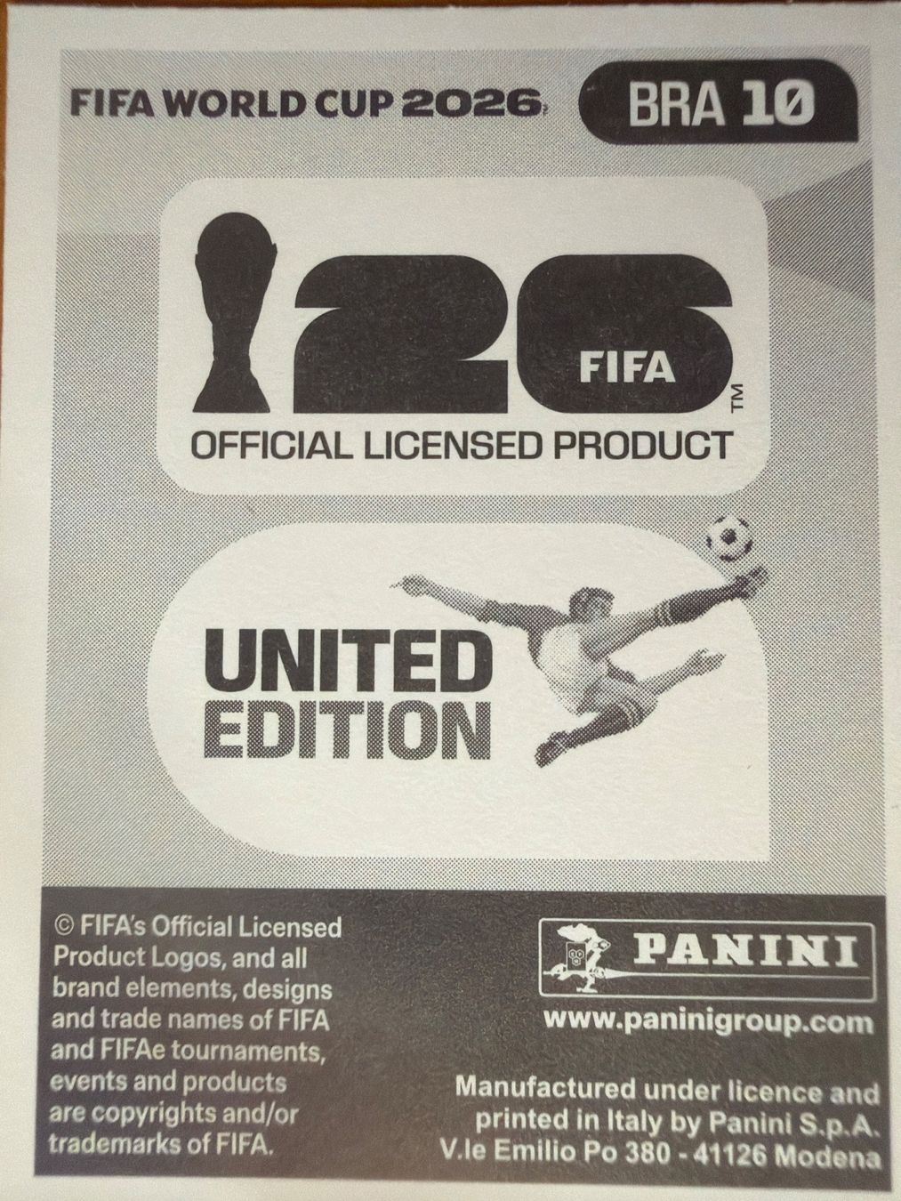 Panini Cartes à collectionner: Panini BRA10 – Neuf (Voir description) à Susten par Rechnun 1