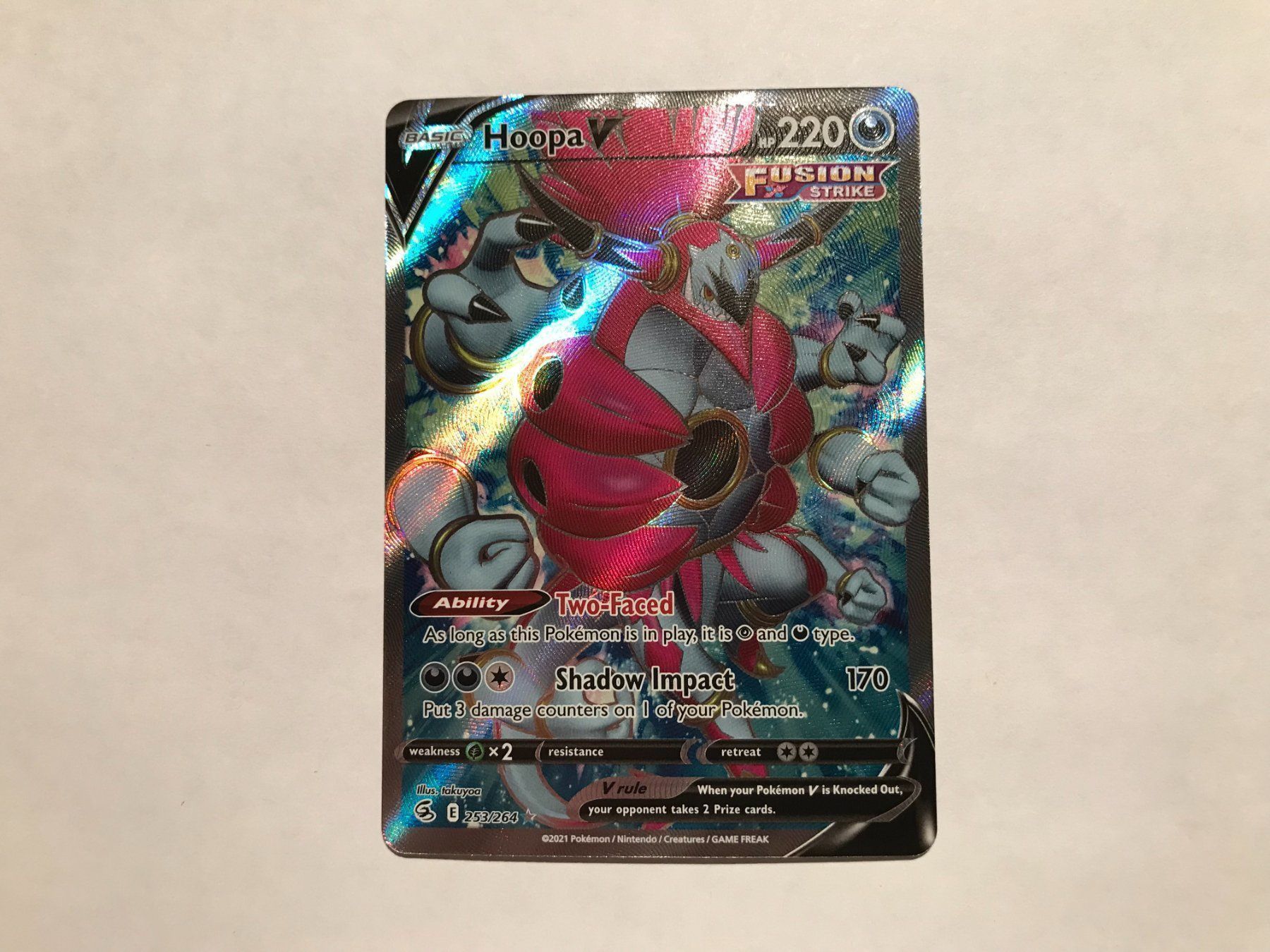 Pokémon Carte collezionabili: Hoopa V Fullart EN – Usato da Hagendorn venduto da Pokecollectorch 1