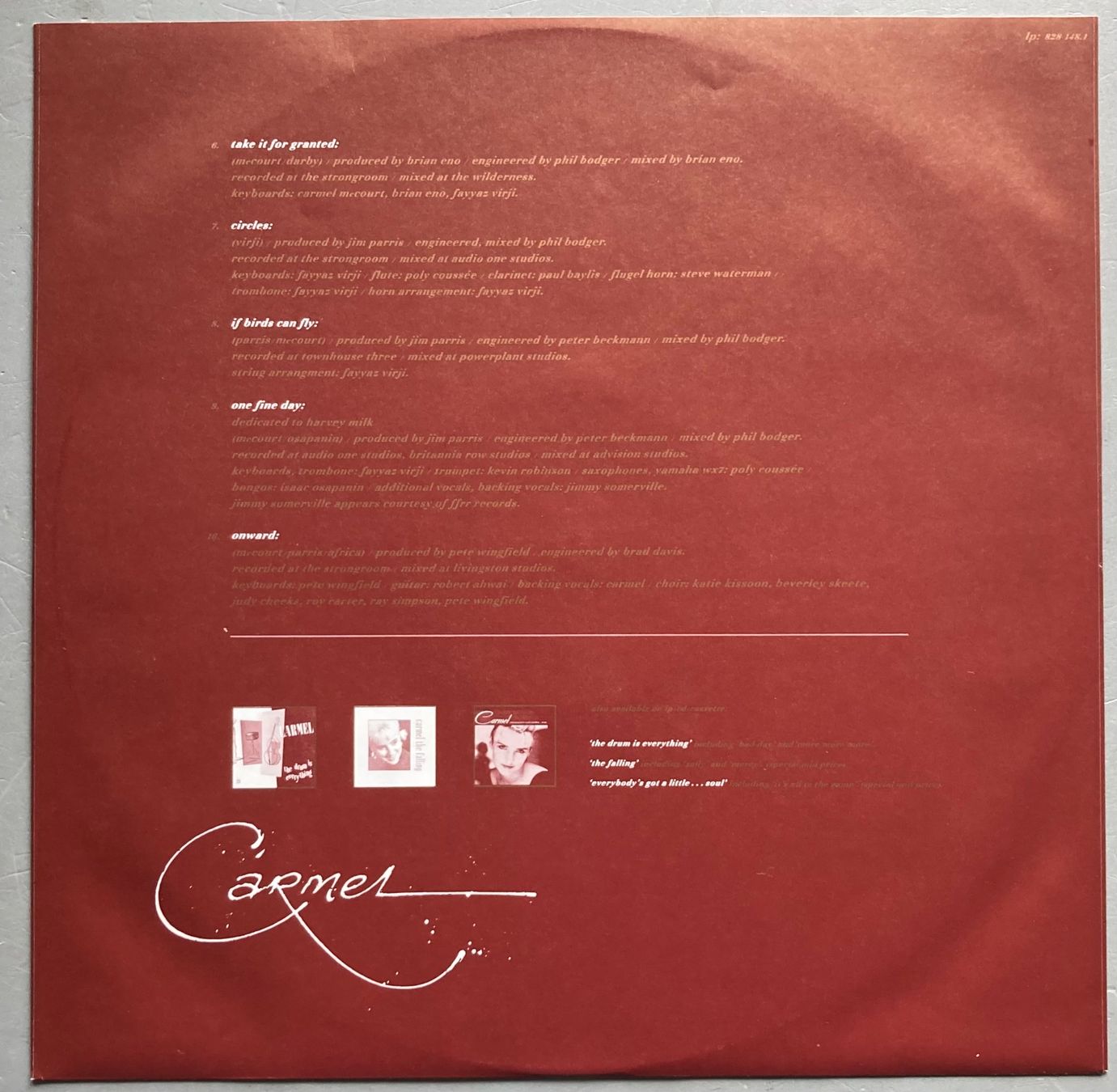 Dischi in vinile: CARMEL - SET ME FREE – Usato da Poliez-Pittet venduto da Newtown-Records 2