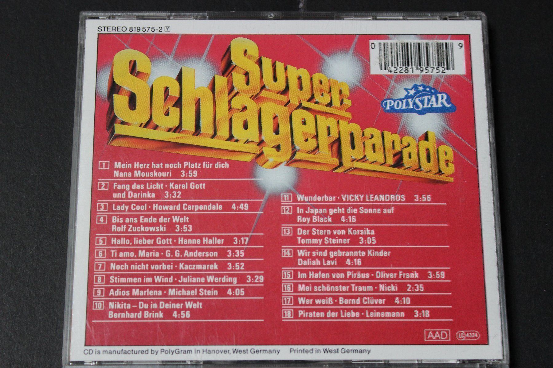 CD: SUPER-SCHLAGERPARADE CD!!!!!!!!!!!!!!!!! – Usato da Tübach venduto da JamesStone 4