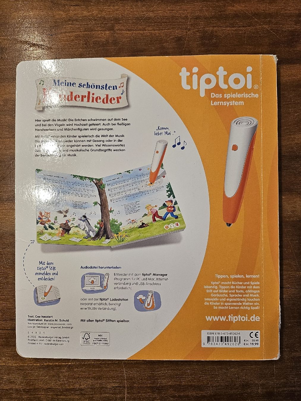 Tiptoi Spiele: Tiptoi Buch Meine schönsten Kinderlieder – Gebraucht aus Baar von Naedels-Kreationen 1
