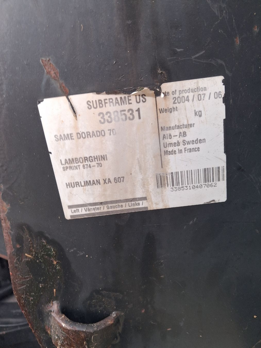 Hürlimann Trattori: Hürlimann Same Frontlader Quicke Q920 – Usato da sünikon venduto da SDF9898 4