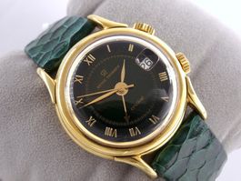 REVUE THOMMEN CRICKET ALARM 18K HANDAUFZUG LIMITED NOS