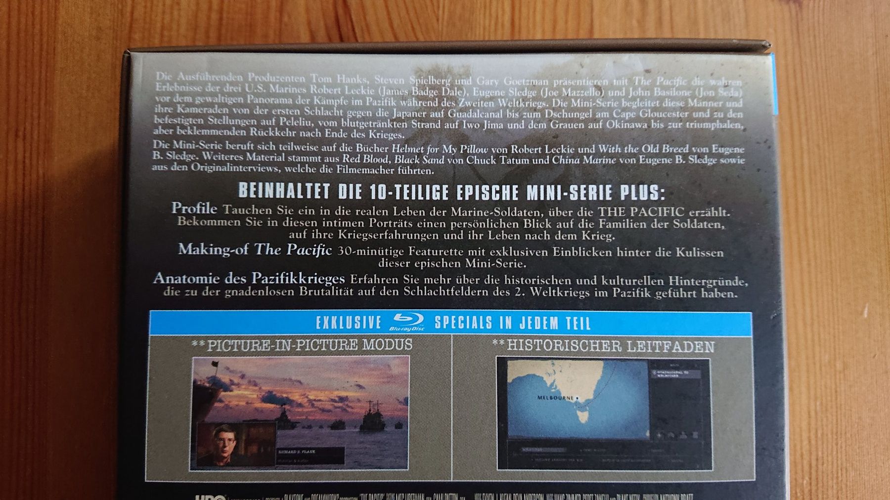 Tutti i DVDs: THE PACIFIC auf Blu-Ray 10 Teilige Serie – Usato da Wilderswil venduto da Exebub 3