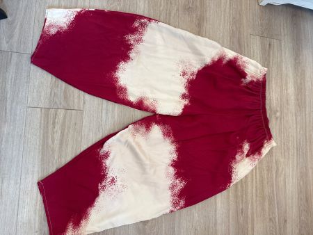 Weite Hose mit weissem Muster, Gr. Onesize leicht, S...