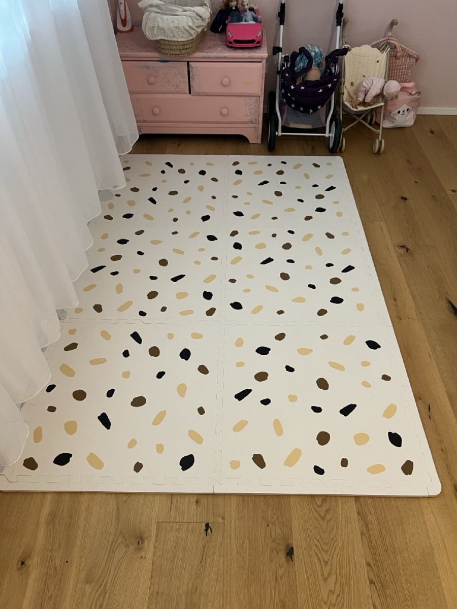Tappeto da gioco: Spielmatte Stecksystem weiss mit Muster gebraucht – Usato da Bichelsee venduto da darthvada