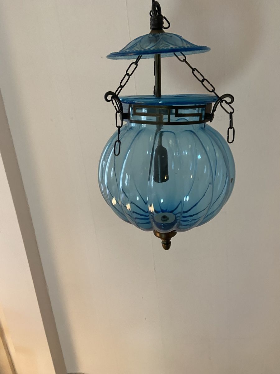 Lampadari & plafoniere: Blaue Hängelampe – Usato da Winterthur venduto da zoenina5 2