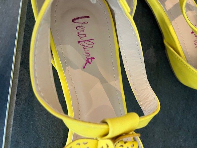 Scarpe da donna: Attraktive Sandale, Grösse 38, Farbe: Sonnengelb – Nuovo (secondo la descrizione) da Märwil venduto da Yvonne034 2
