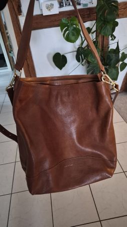 Tara Style Ledertasche cognic