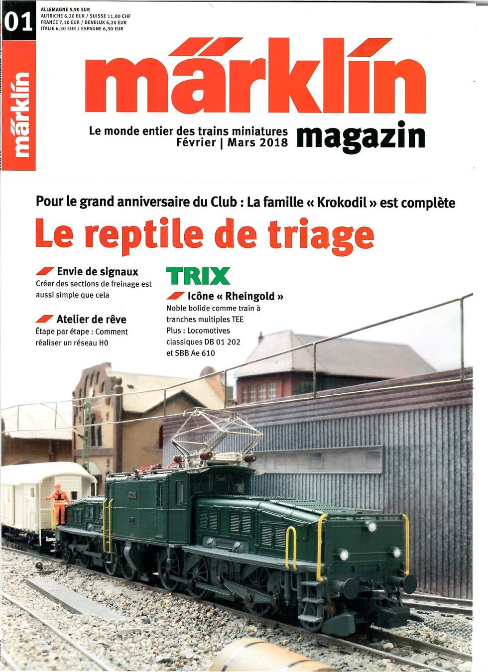 Riviste & Magazine: Märklin magazin 2018 – Usato da Villars-Burquin venduto da Rodjeurs