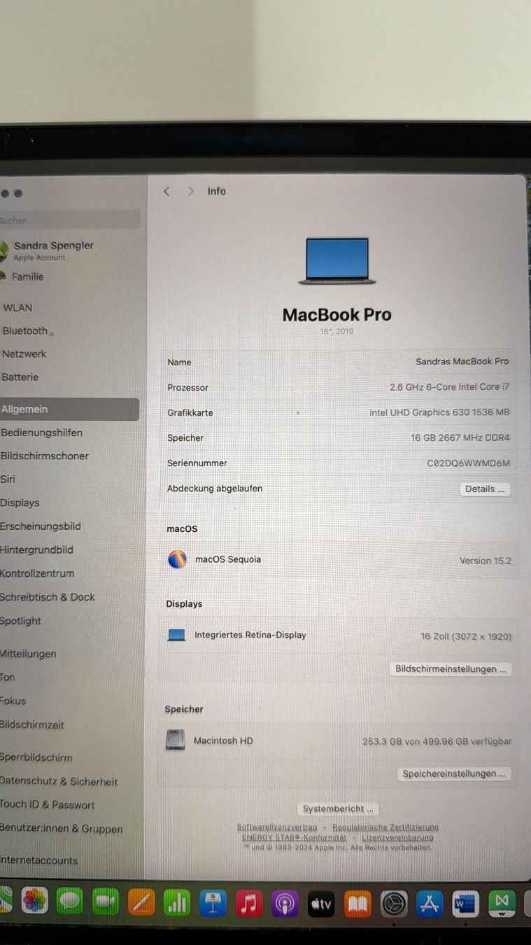 Apple Notebooks: Macbook 16 – Neu (gemäss Beschreibung) aus Niederhelfenschwil von whitestone_H 4