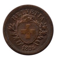 Schweiz / Suisse - 1 Rappen - 1895 - UNZ