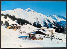 Klosters-Madrisa, Bergstation Saaser-Alp mit Älpelti, 1970