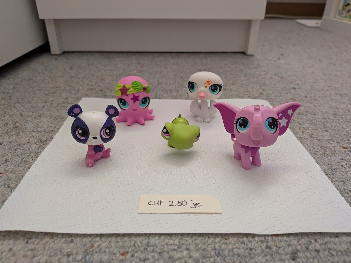 Littlest Pet Shop Statuette: Littlest Pet Shop Figuren – Usato da Wittenbach venduto da 03061984tabeakleber