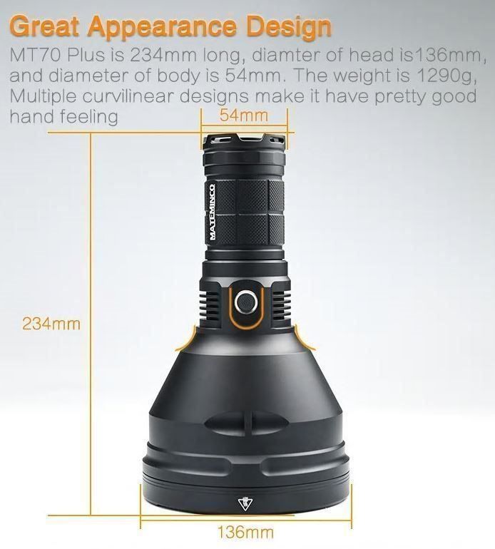 Lampade: Der Throwerking: Mateminco MT70 Plus – Nuovo e nell'imballaggio originale da Arbon venduto da Helmuth 4