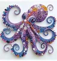 Diamond Painting: Octopus 30x30cm