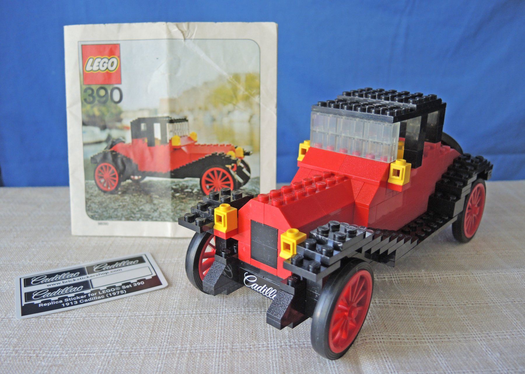 Lego Giocattoli: Cadillac,  Set 390-2  (1975) – Usato da Burgdorf venduto da ursla50