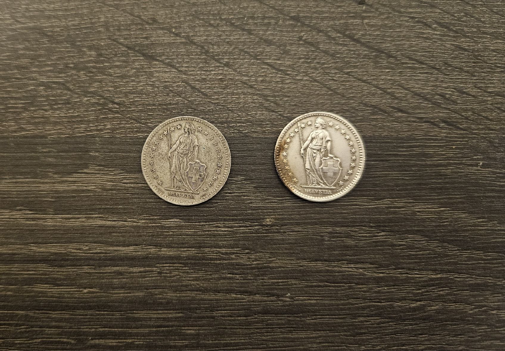 Tutti le monete: 2 pièces de 2 francs suisses 1958 B. – Usato da Monthey venduto da pas_w5hf 1