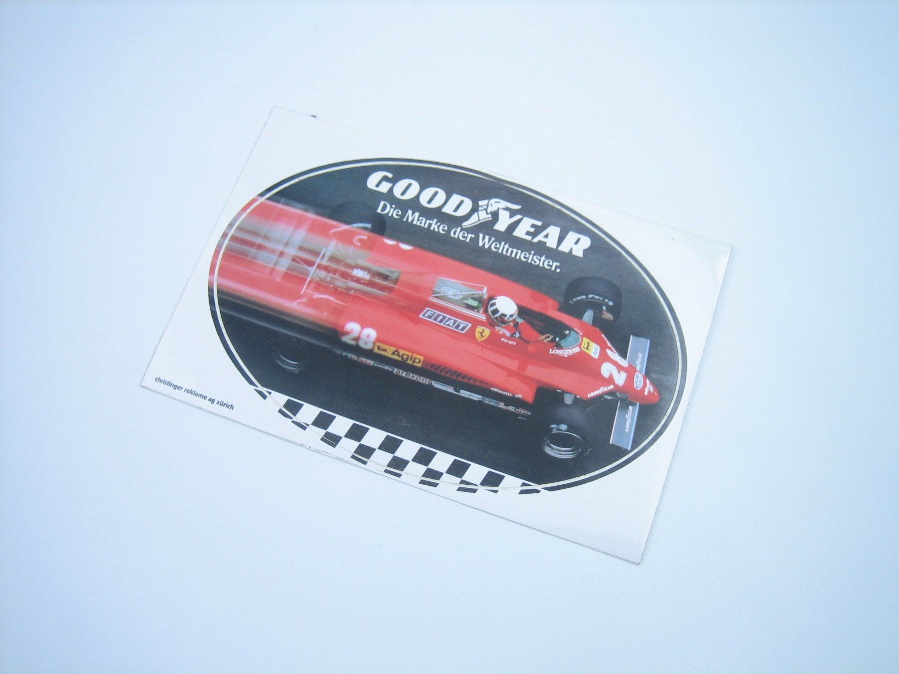 Sticker: Ferrari Good Year alter Aufkleber/Sticker – Usato da Zürich venduto da Tomi118 2