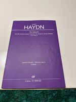 Haydn Te Deum Partitur Carus 51.999/03