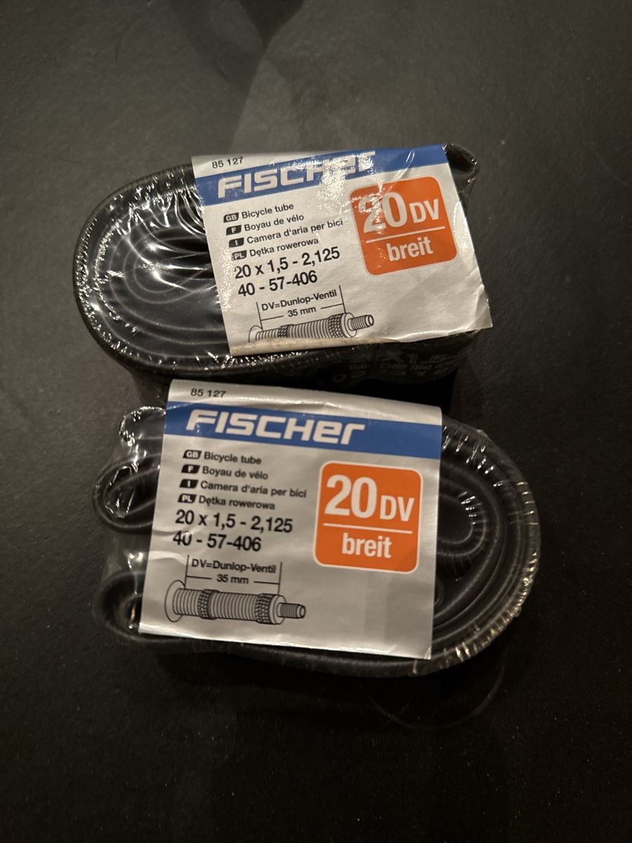 Fischer Pezzi di ricambio: Fahrradschläuche 2 Stk 20x1,5-2,125 – Nuovo e nell'imballaggio originale da Seuzach venduto da salche 2