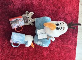 Lot Reine des Neiges: Peluches, Tasses et Couverture