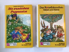 Zwei Kinderbücher in Grossdruck für Jüngste Leser