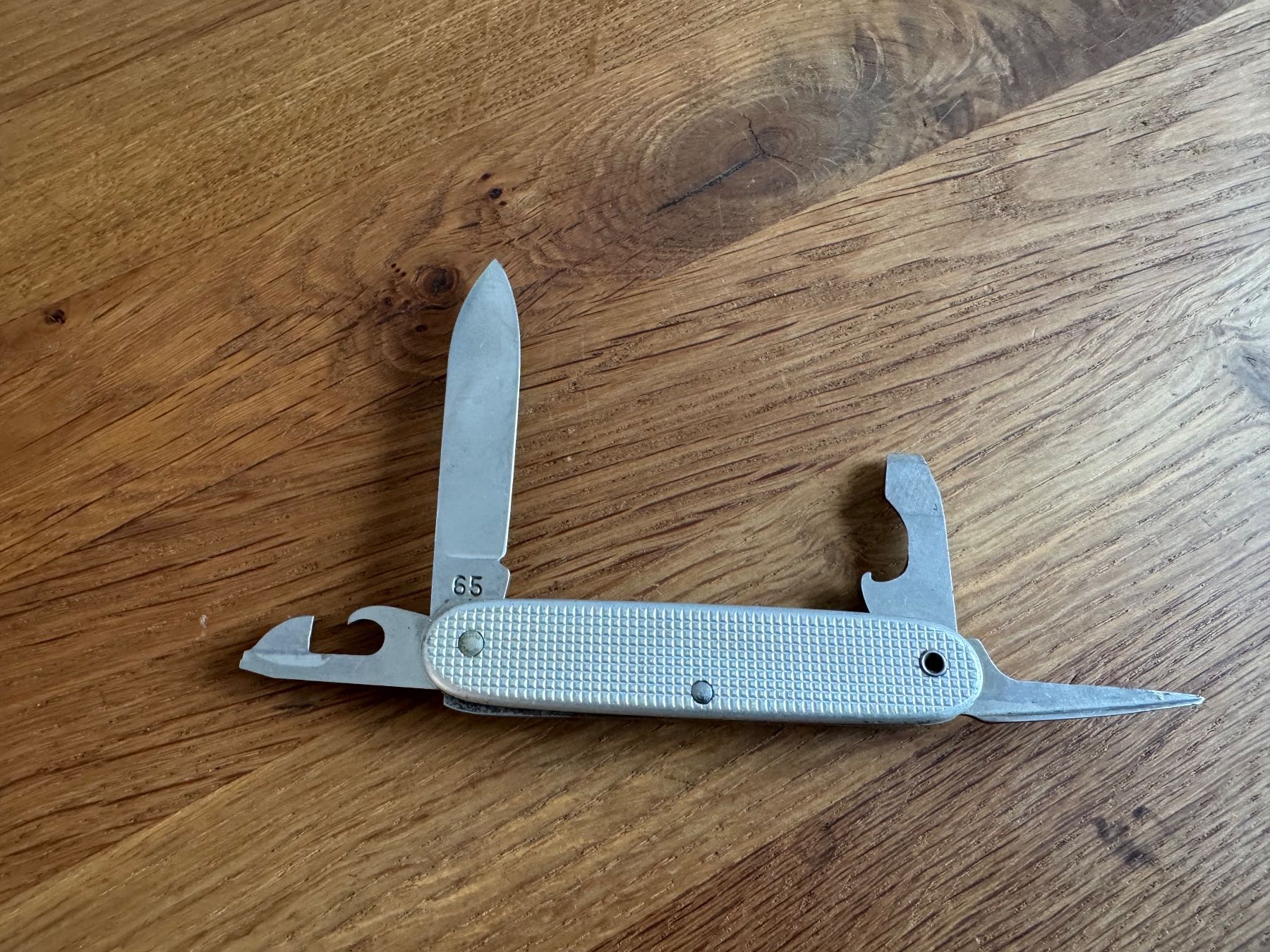 Schweizer Armee Coltelli tascabile: Elsener 65 Alu Schweizer Sackmesser Taschenmesser – Usato da Frauenfeld venduto da max11116 5