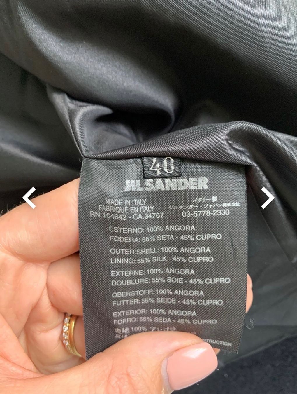 Giacche: Jil Sander Jacke – Usato da Bern venduto da alcappone 5