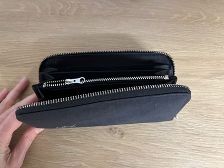 Bleed Portemonnaie schwarz Damen gross