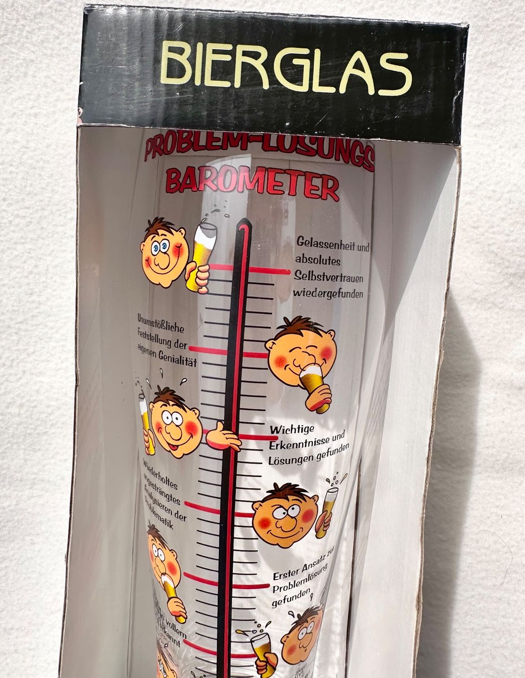 Bicchieri: Weizenglas Bierglas Problem-Lösungs BAROMETER – Nuovo (secondo la descrizione) da Rickenbach b. Wil venduto da sunneschii_ 8