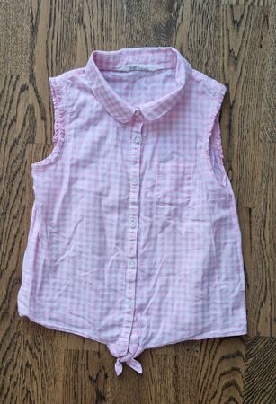 H&M Karo-Bluse Grösse 128 