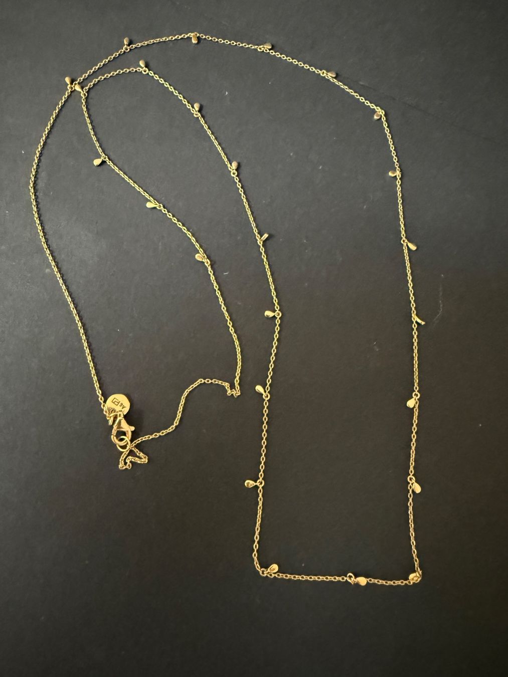 Catenine: Lange Silber Kette 925, vergoldet – Usato da Spiegel b. Bern venduto da Rogger72 1