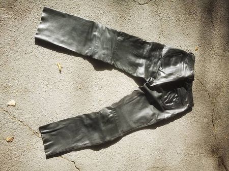 Motorradhose Leder Gr54
