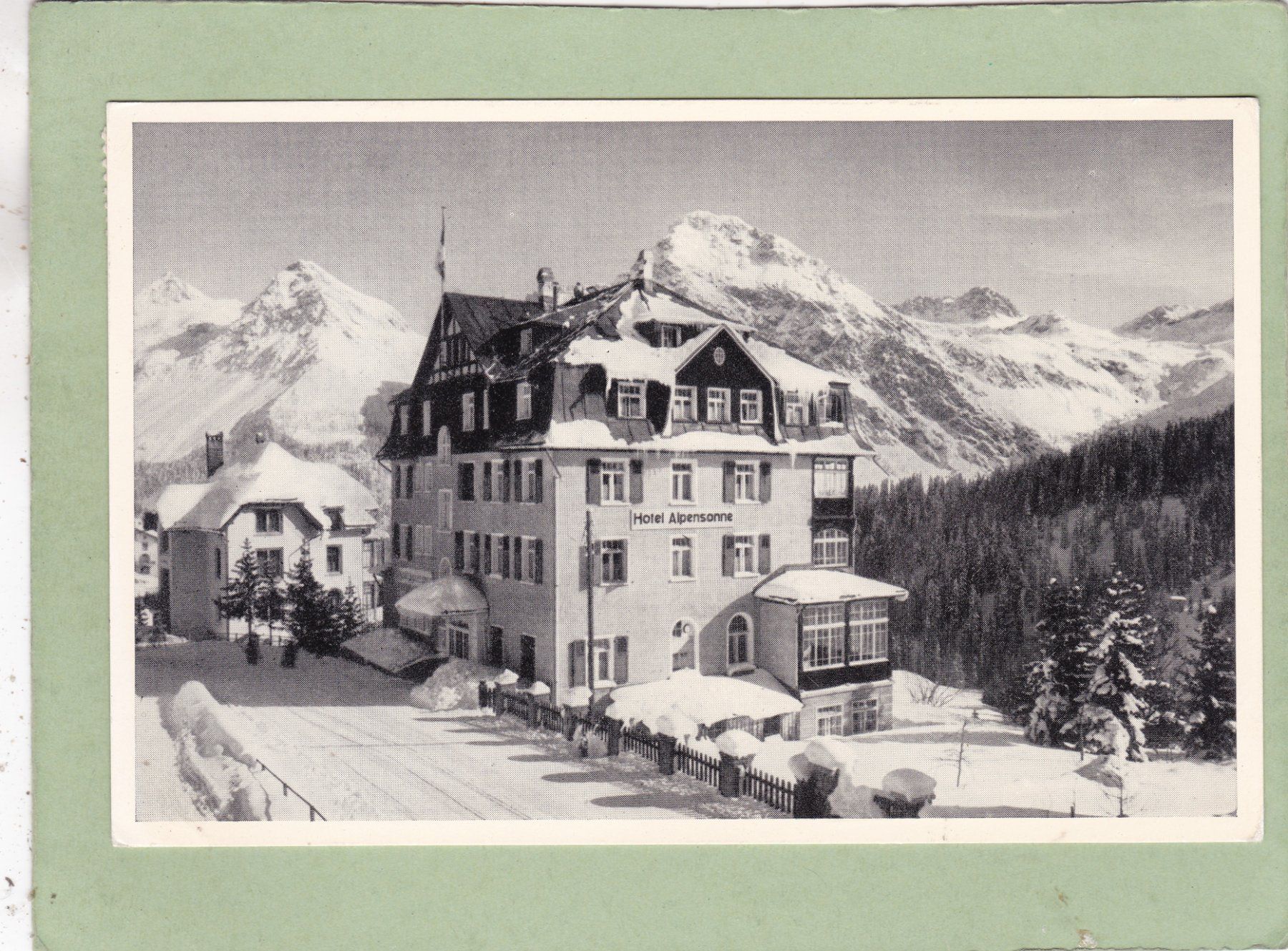 Ansichtskarten: Arosa Hotel Alpensonne 1952 – Gebraucht aus Herisau von Lisegrat2008