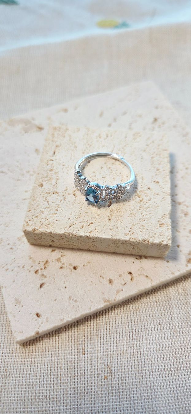 Anelli: NEW - S925 Topaz Ring (Adjustable) – Nuovo (secondo la descrizione) da Zürich venduto da cin_wcf6 2