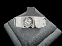 Cartier Love Diamanten 0.46ct Ring 18k WG Gr 50 Zerti *S2156