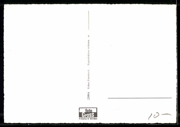 Cartoline postali: Wolfhalden /App., Kirche mit Blick zum B – Usato da Berlin venduto da bartko-reher 1