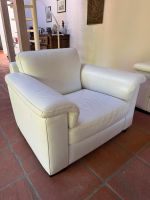Sessel Leder weiss guter Zustand